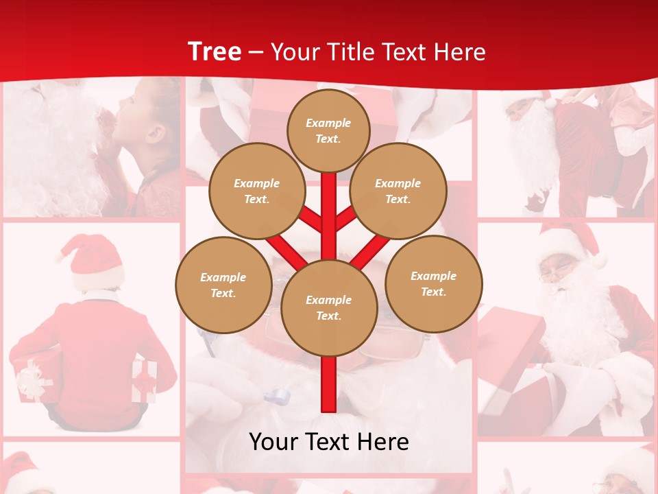 Santa Claus Collage PowerPoint Template