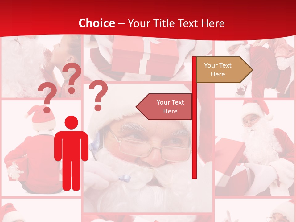 Santa Claus Collage PowerPoint Template