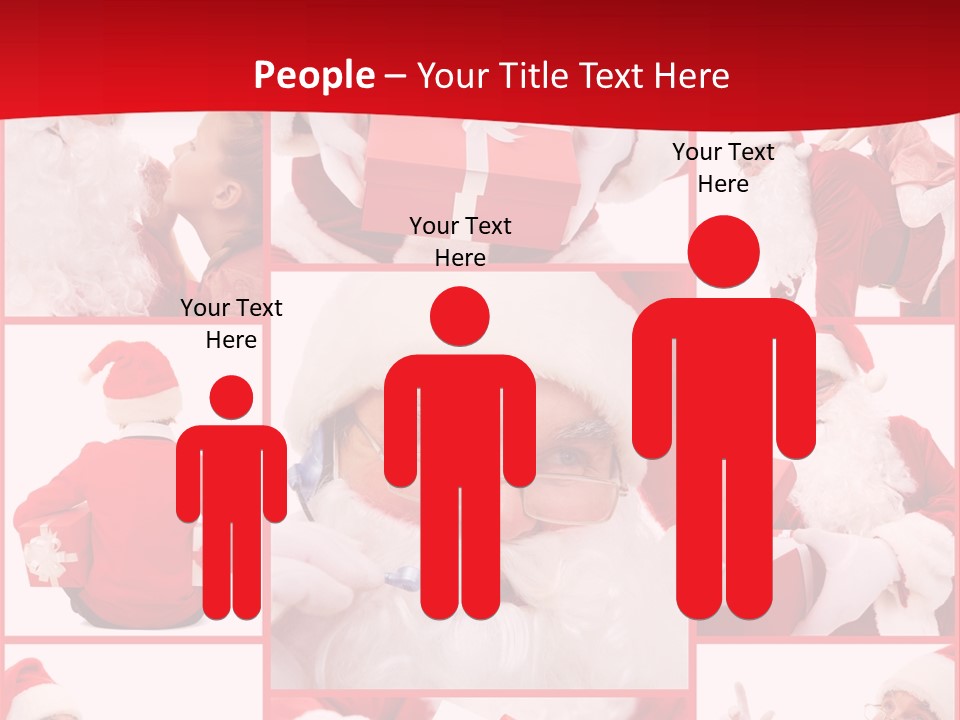 Santa Claus Collage PowerPoint Template
