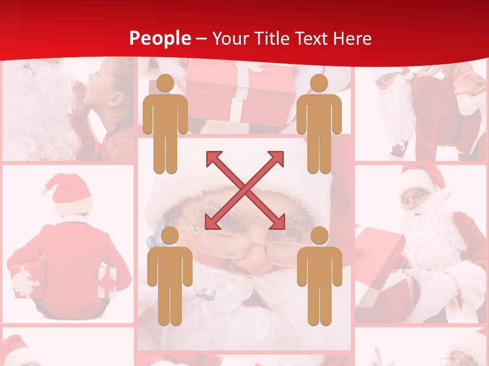 Santa Claus Collage PowerPoint Template