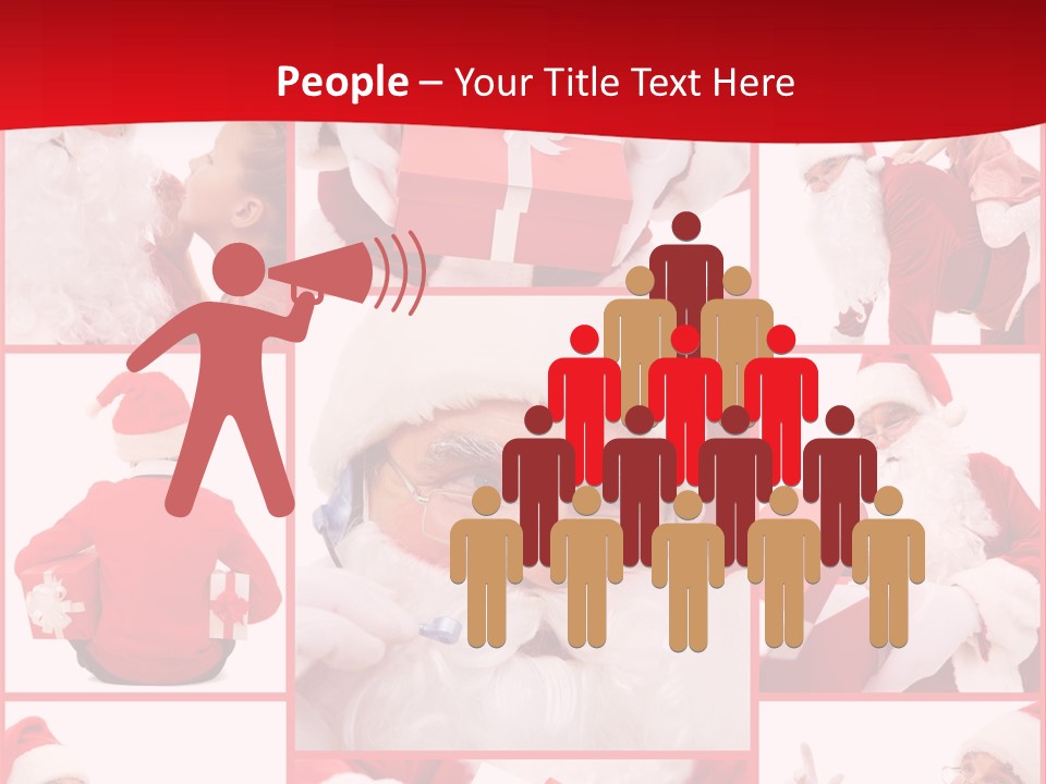 Santa Claus Collage PowerPoint Template