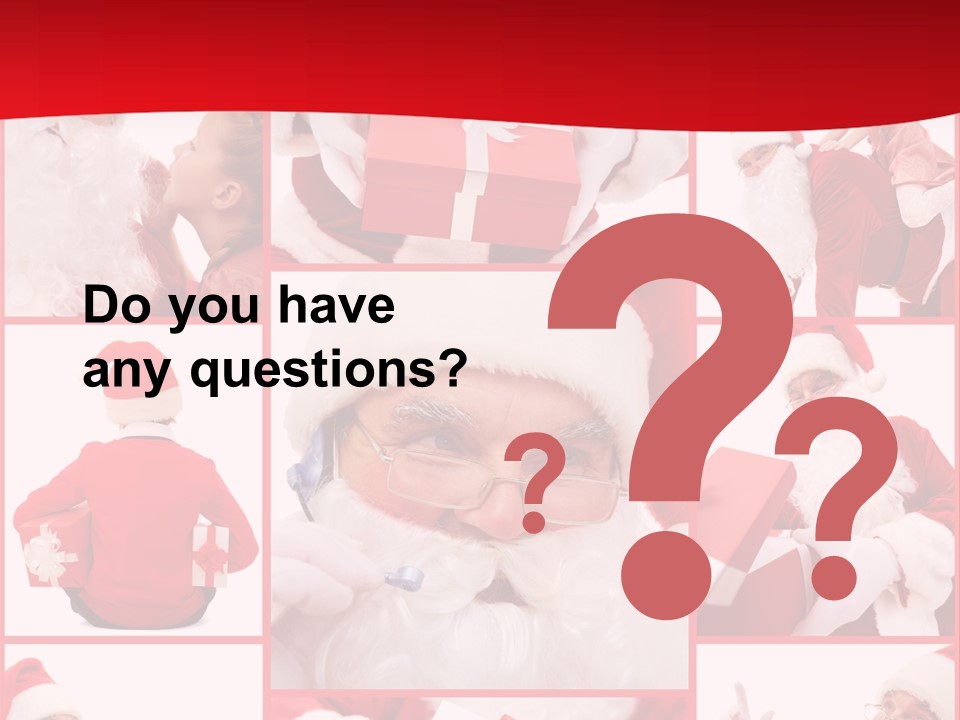 Santa Claus Collage PowerPoint Template