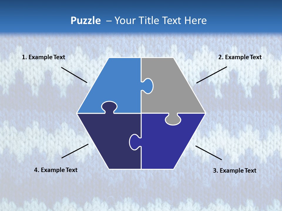 Line Home Textile PowerPoint Template