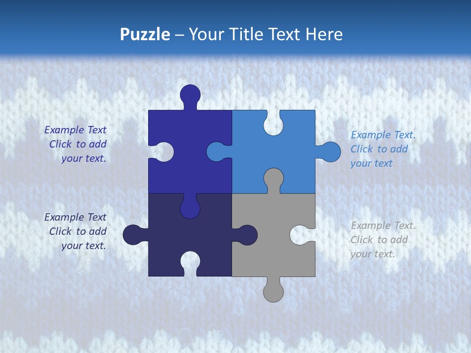 Line Home Textile PowerPoint Template