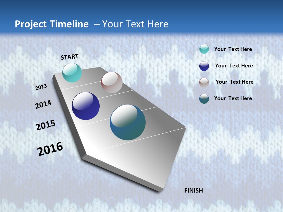 Line Home Textile PowerPoint Template