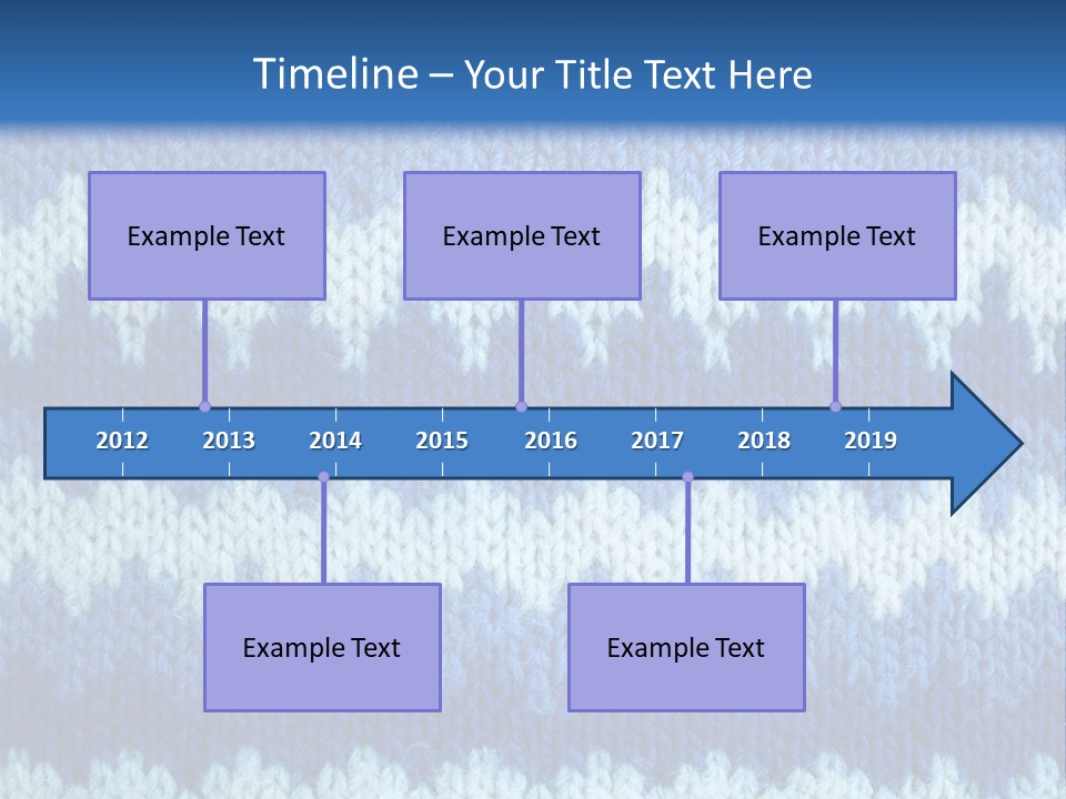 Line Home Textile PowerPoint Template