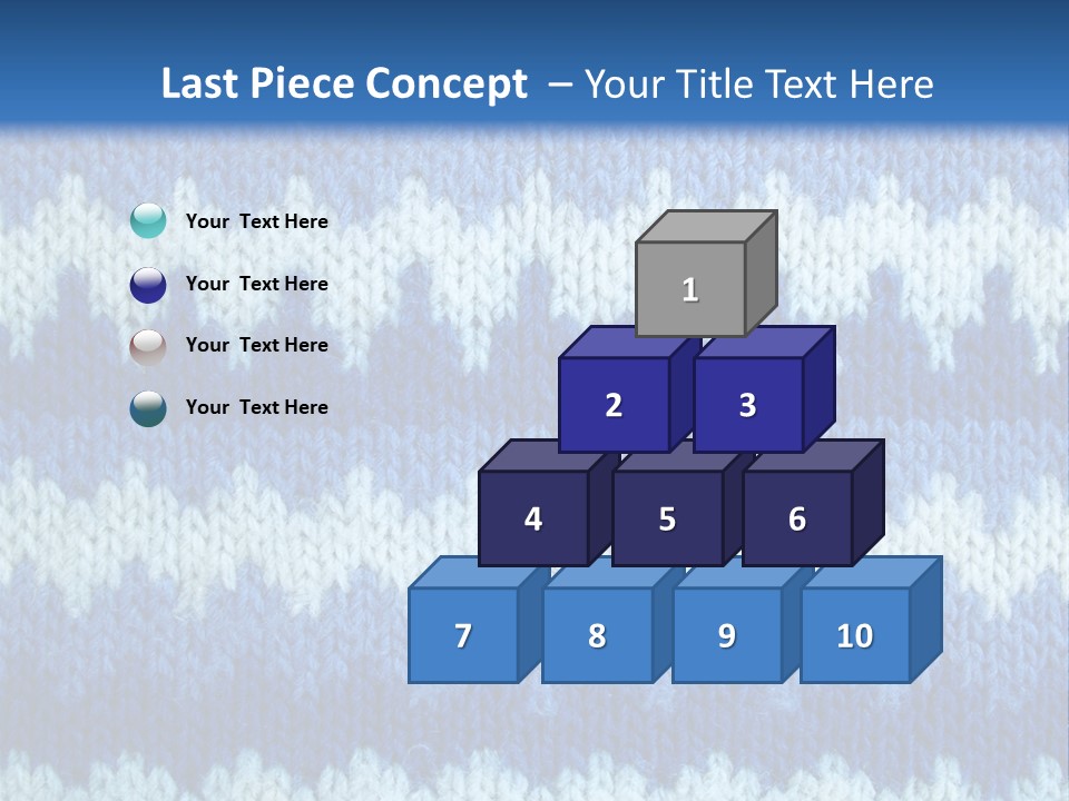 Line Home Textile PowerPoint Template