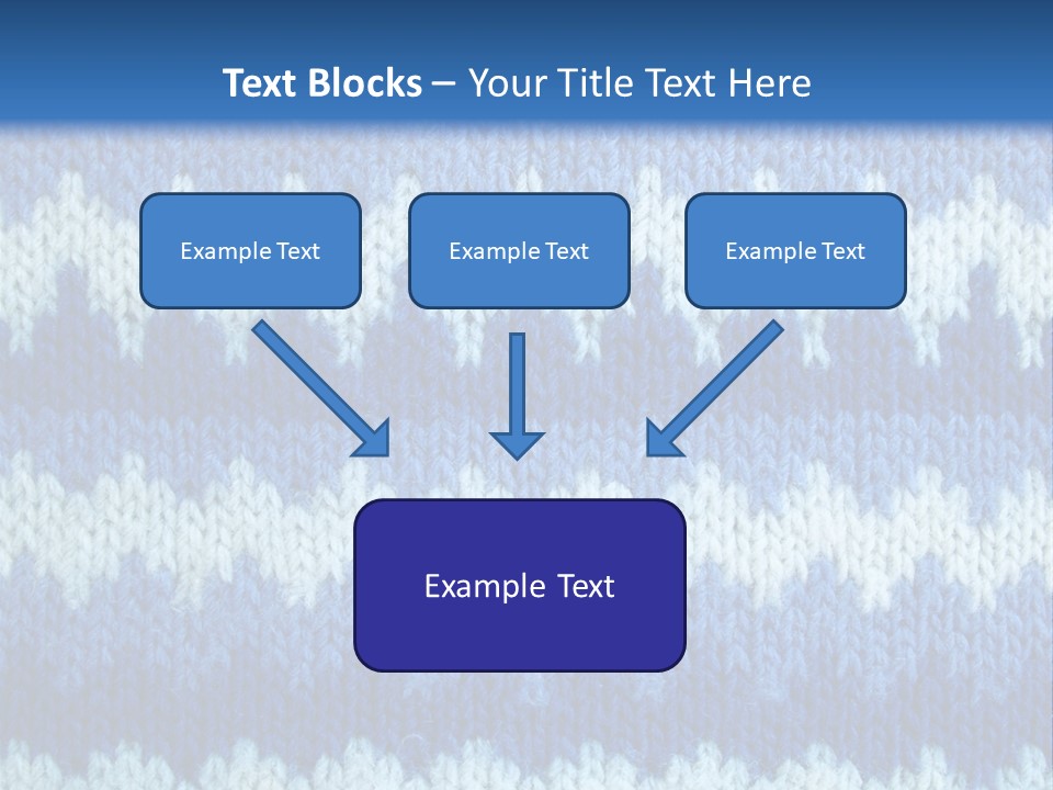 Line Home Textile PowerPoint Template