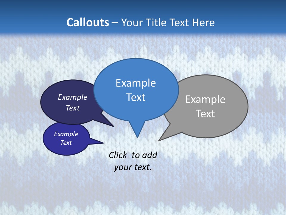 Line Home Textile PowerPoint Template