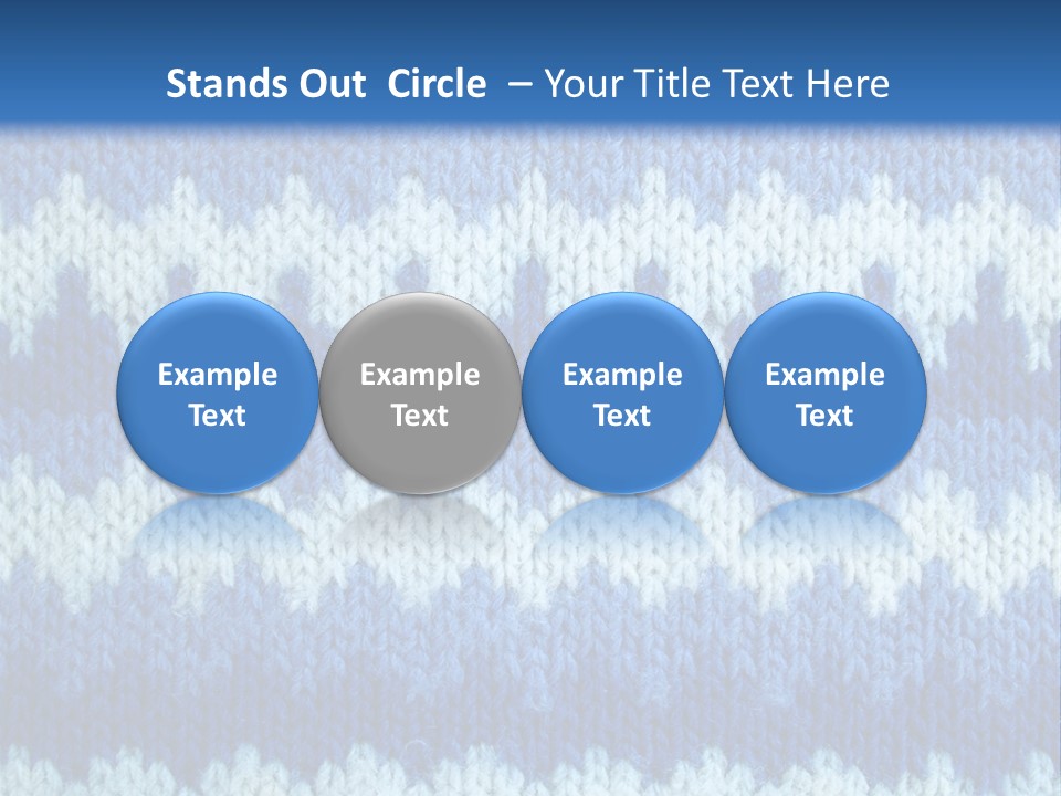 Line Home Textile PowerPoint Template