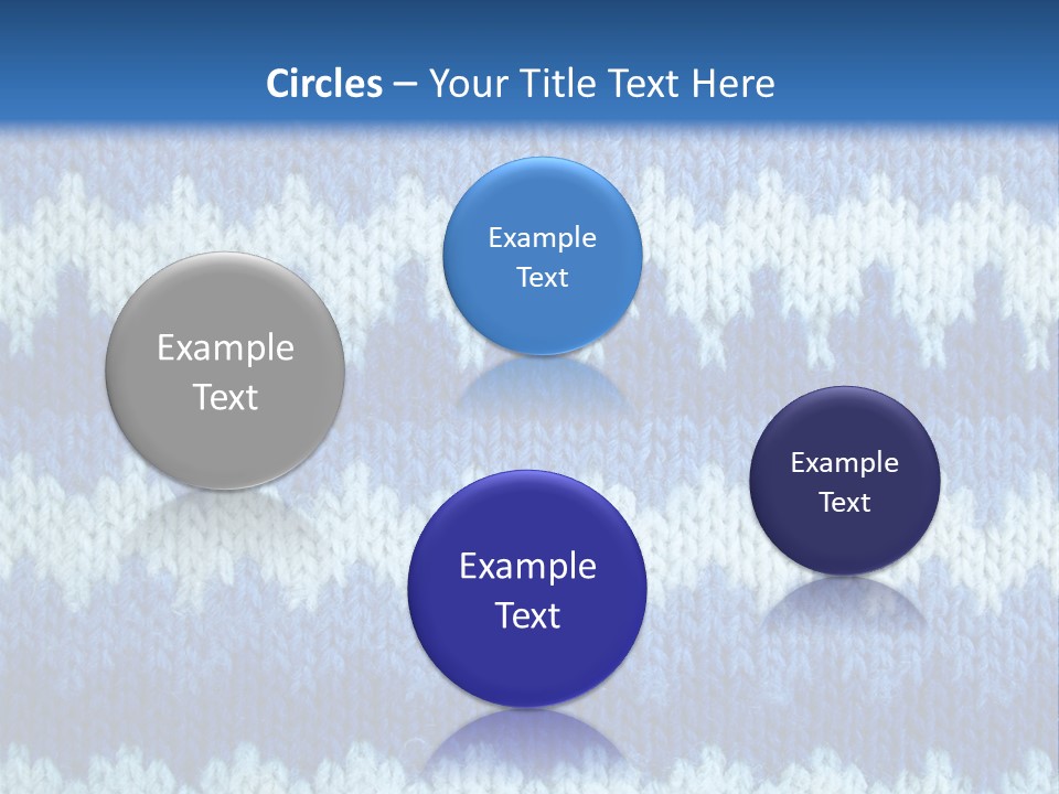 Line Home Textile PowerPoint Template