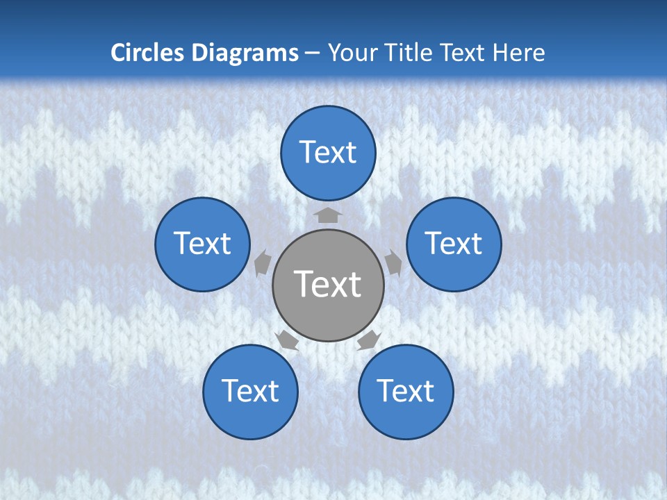 Line Home Textile PowerPoint Template