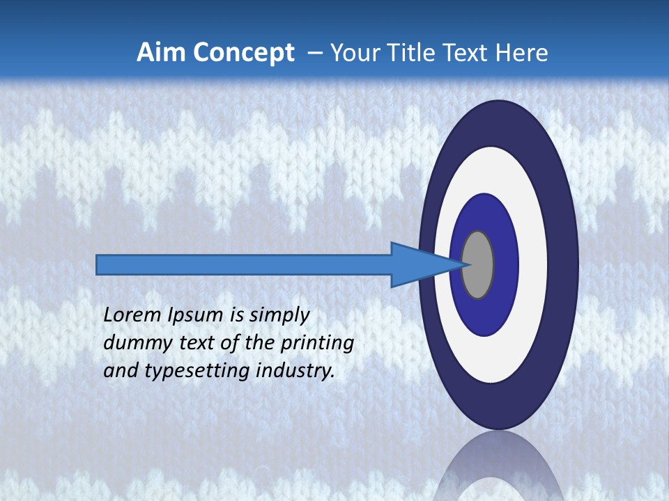 Line Home Textile PowerPoint Template