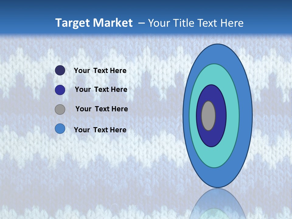 Line Home Textile PowerPoint Template