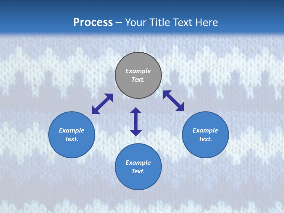 Line Home Textile PowerPoint Template
