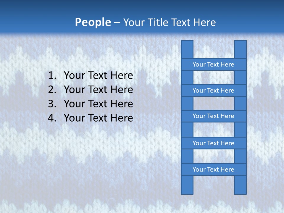 Line Home Textile PowerPoint Template