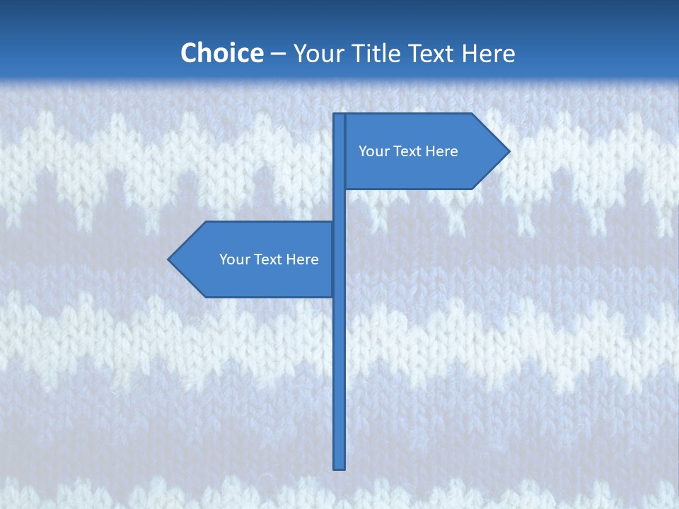 Line Home Textile PowerPoint Template