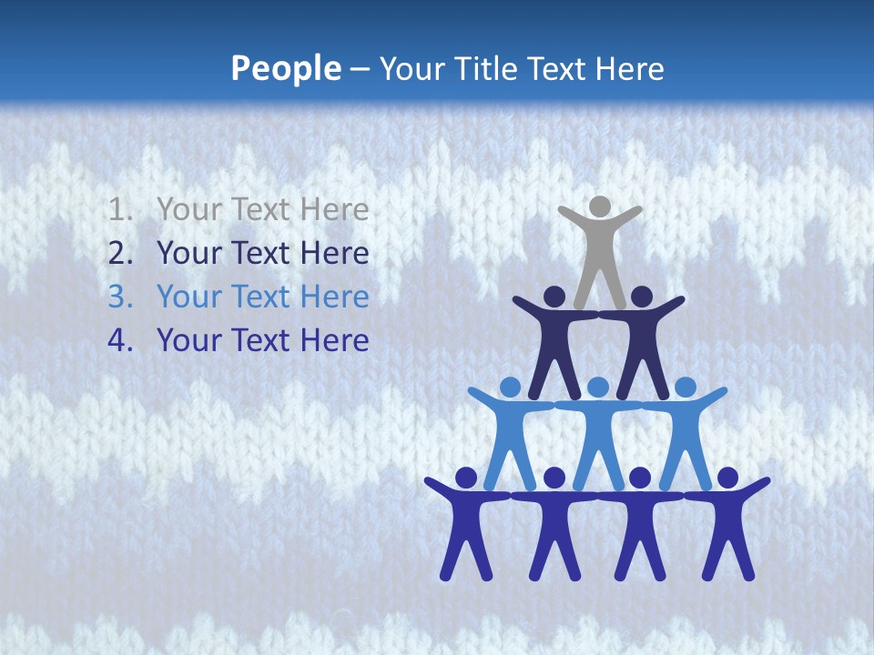 Line Home Textile PowerPoint Template