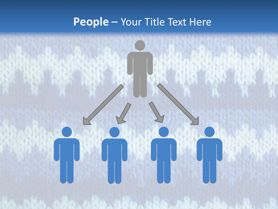 Line Home Textile PowerPoint Template