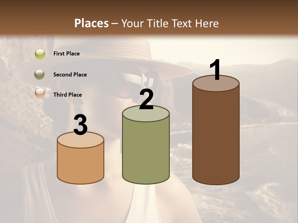 Mountain Outdoor Sea PowerPoint Template