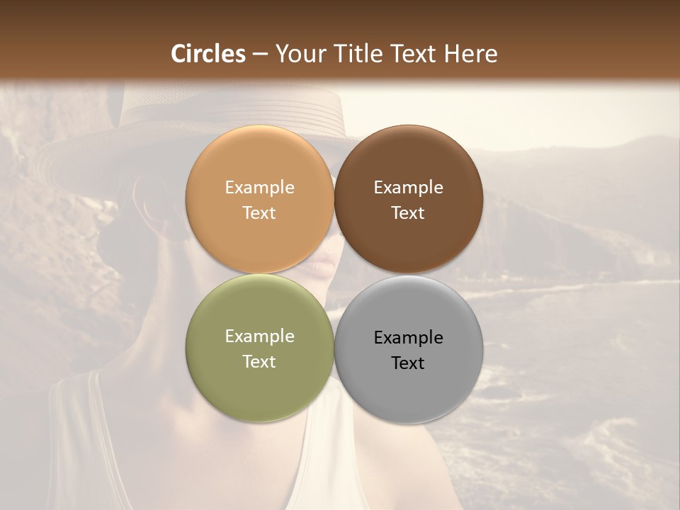 Mountain Outdoor Sea PowerPoint Template