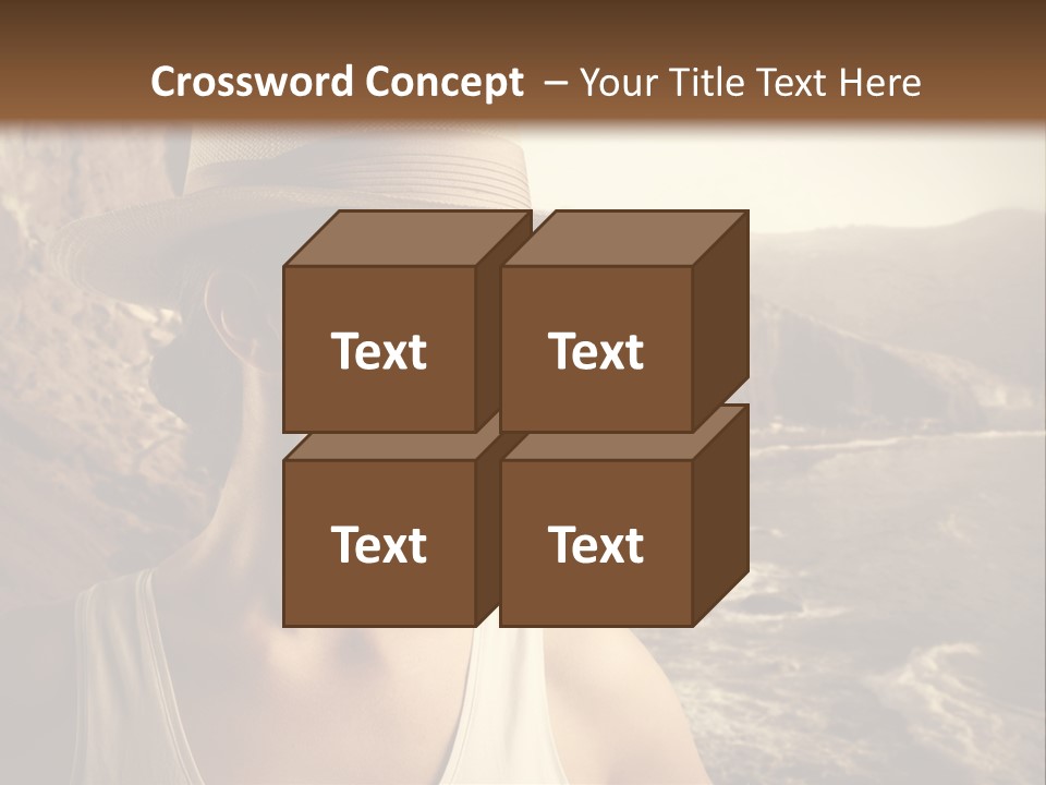 Mountain Outdoor Sea PowerPoint Template