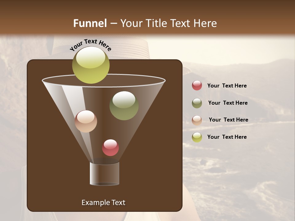 Mountain Outdoor Sea PowerPoint Template