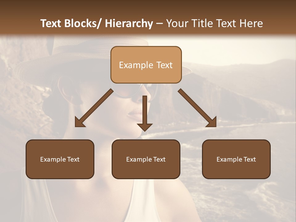 Mountain Outdoor Sea PowerPoint Template