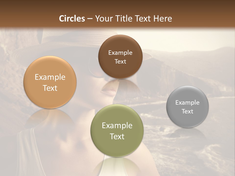 Mountain Outdoor Sea PowerPoint Template