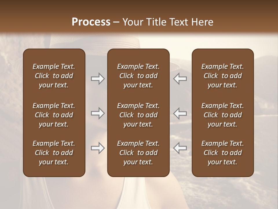 Mountain Outdoor Sea PowerPoint Template