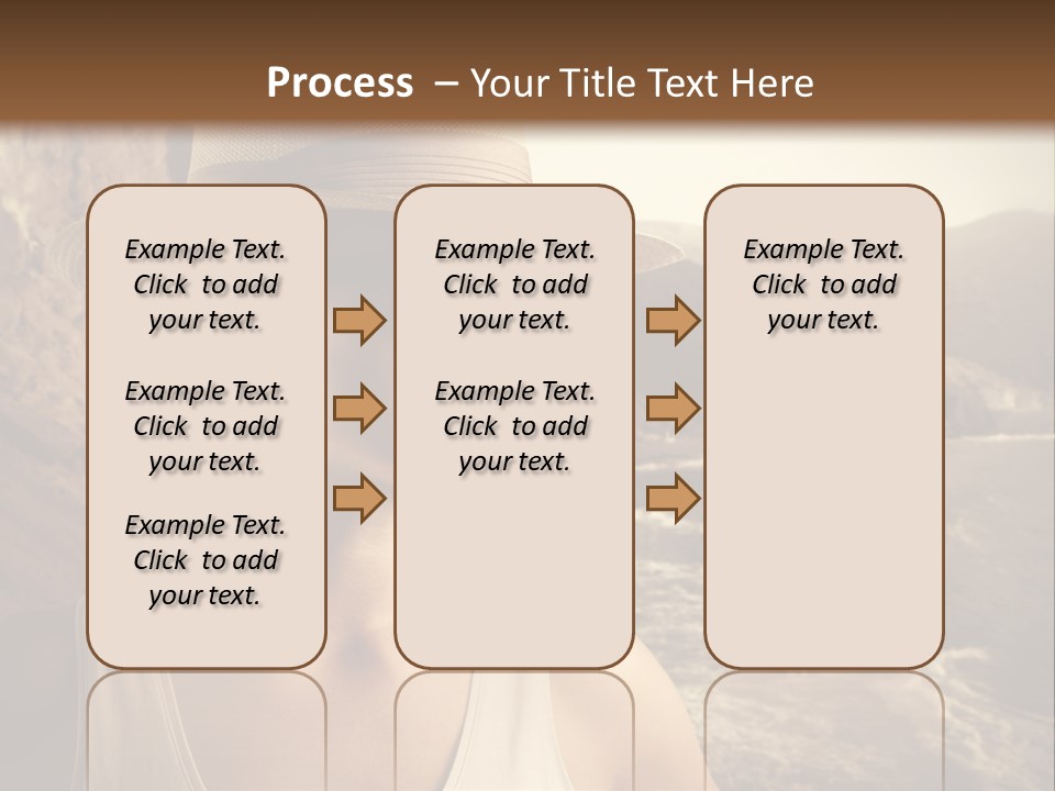 Mountain Outdoor Sea PowerPoint Template