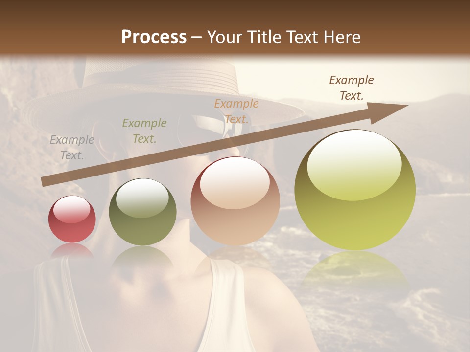 Mountain Outdoor Sea PowerPoint Template