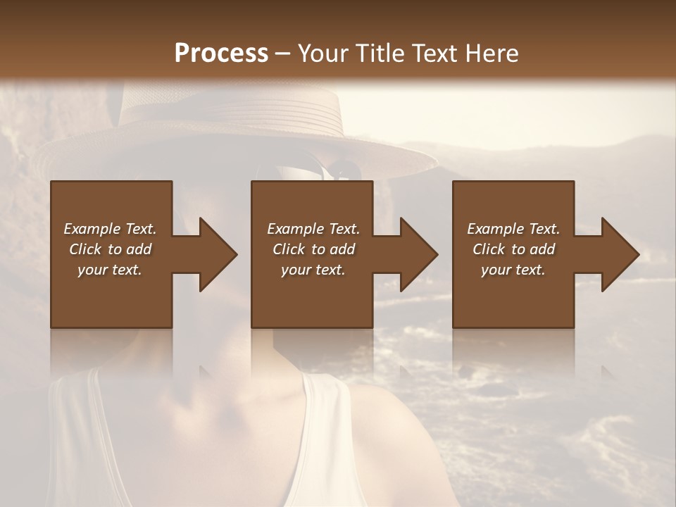 Mountain Outdoor Sea PowerPoint Template