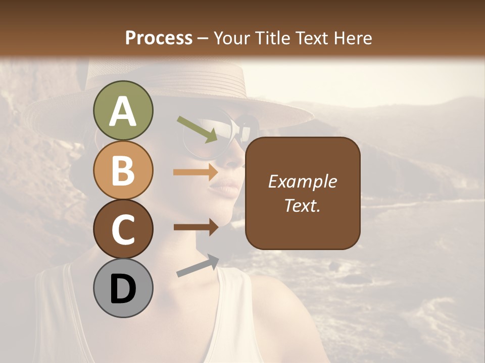 Mountain Outdoor Sea PowerPoint Template