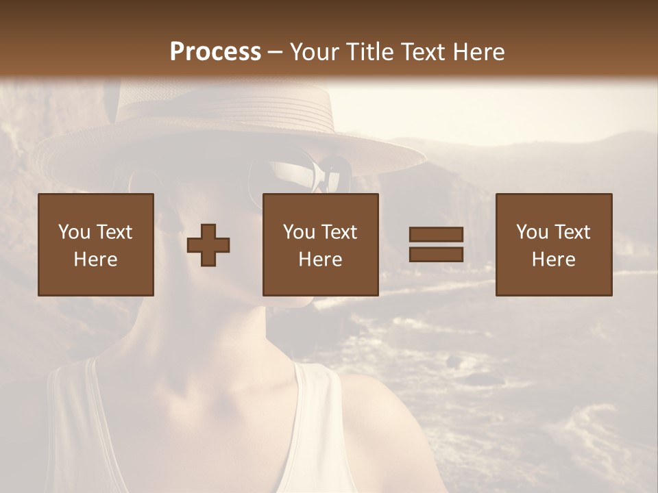 Mountain Outdoor Sea PowerPoint Template
