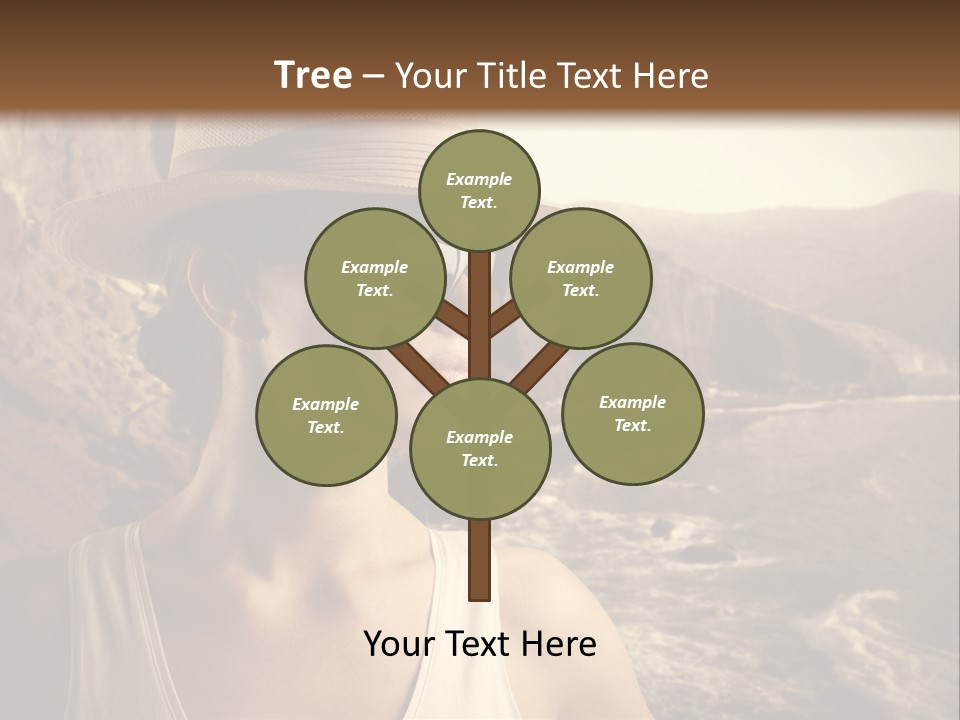 Mountain Outdoor Sea PowerPoint Template