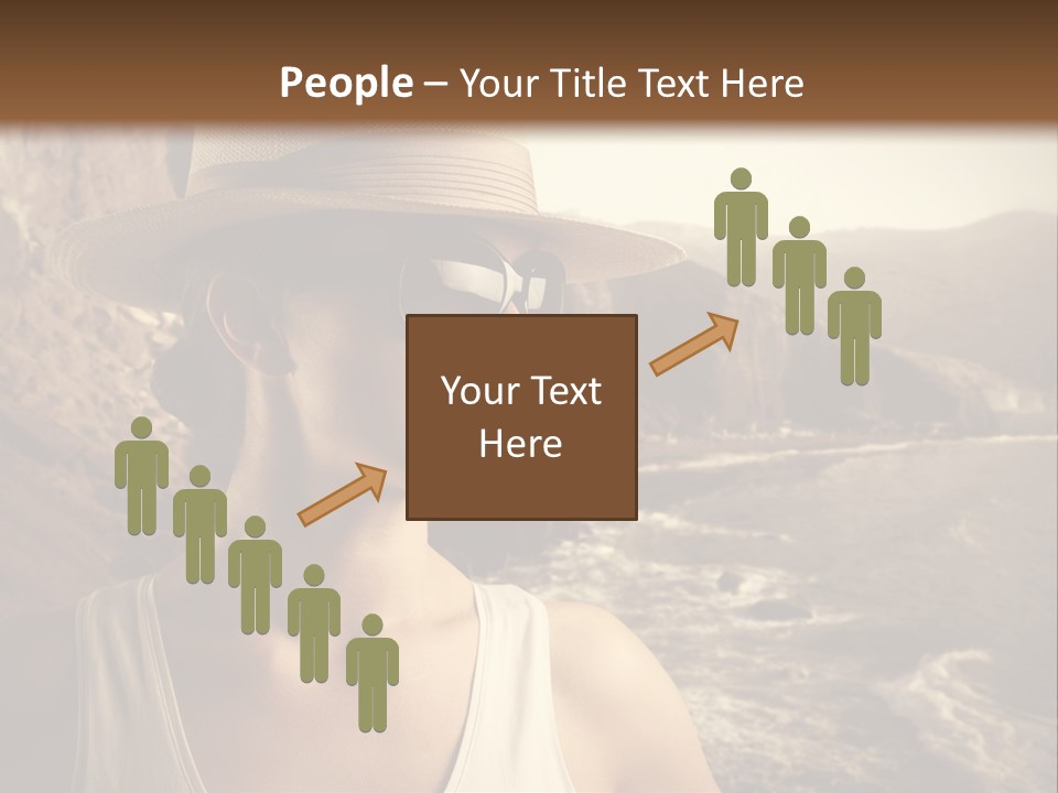 Mountain Outdoor Sea PowerPoint Template