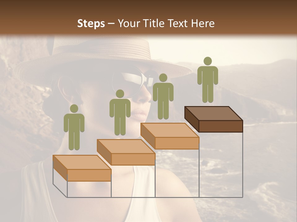 Mountain Outdoor Sea PowerPoint Template