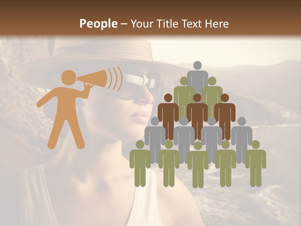 Mountain Outdoor Sea PowerPoint Template