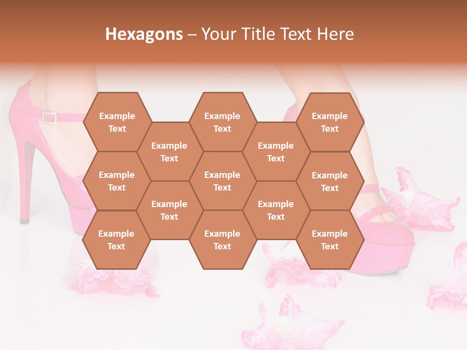 Young Isolated On White Girl PowerPoint Template