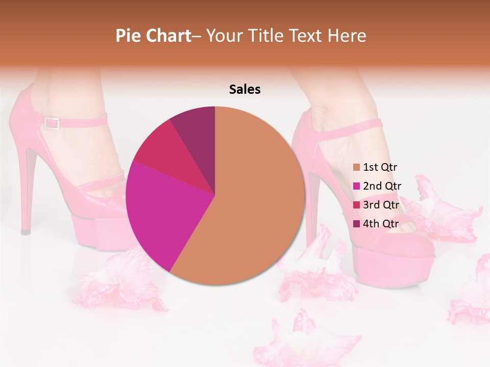 Young Isolated On White Girl PowerPoint Template