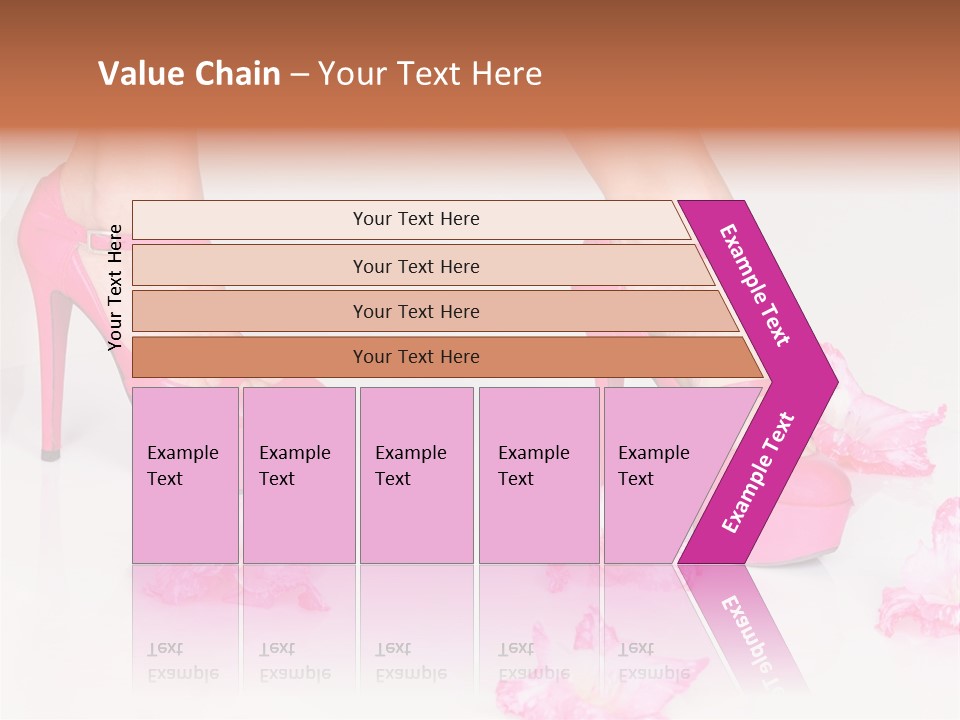 Young Isolated On White Girl PowerPoint Template