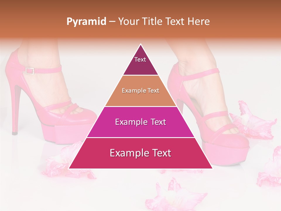 Young Isolated On White Girl PowerPoint Template