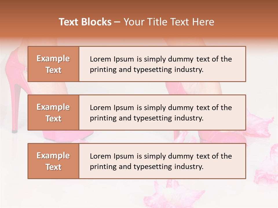 Young Isolated On White Girl PowerPoint Template