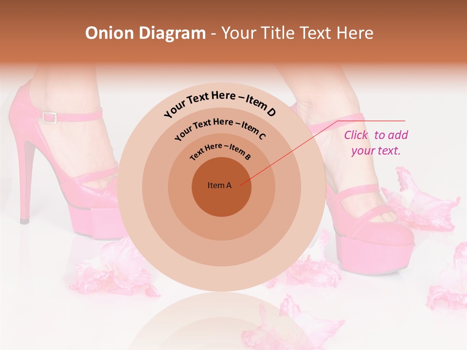 Young Isolated On White Girl PowerPoint Template