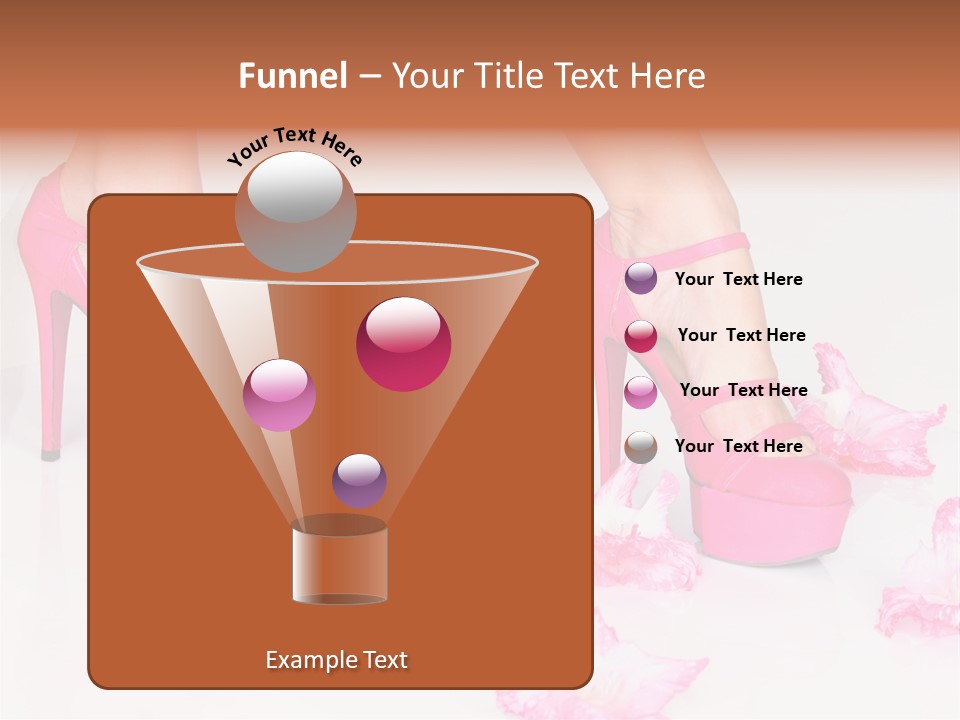 Young Isolated On White Girl PowerPoint Template