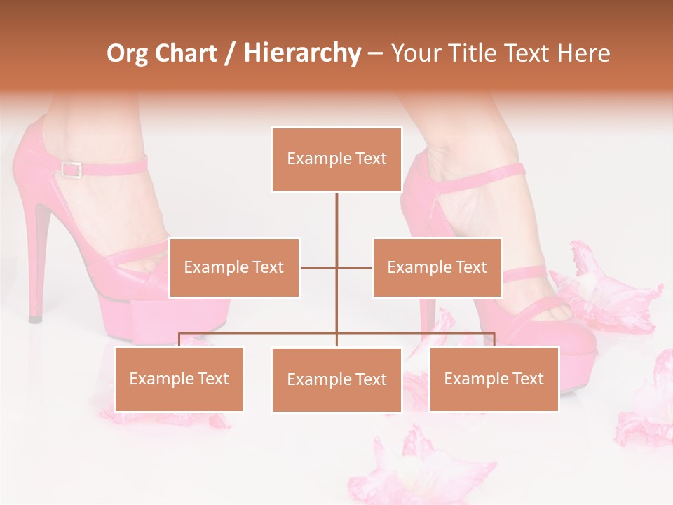 Young Isolated On White Girl PowerPoint Template