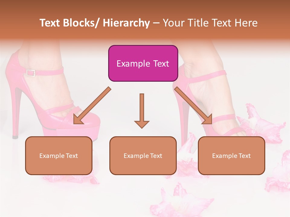 Young Isolated On White Girl PowerPoint Template