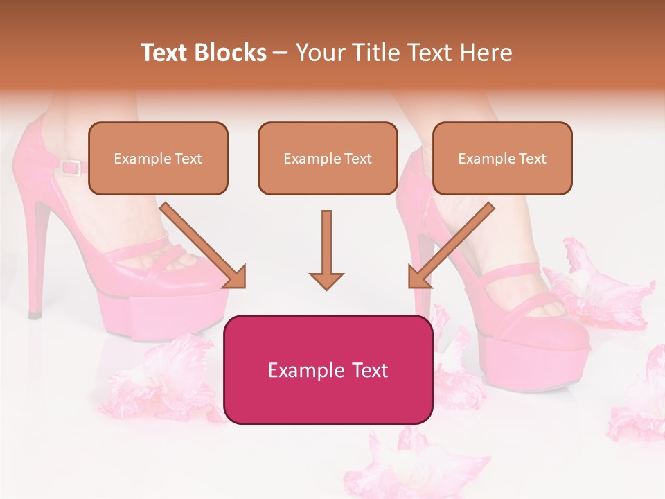 Young Isolated On White Girl PowerPoint Template