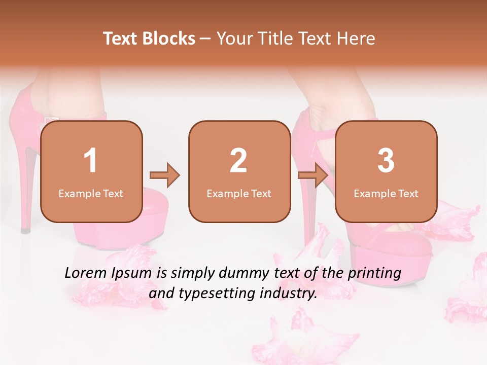 Young Isolated On White Girl PowerPoint Template